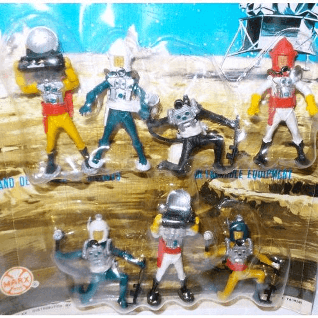 Apollo space station astronaut figure set made by MARX 
