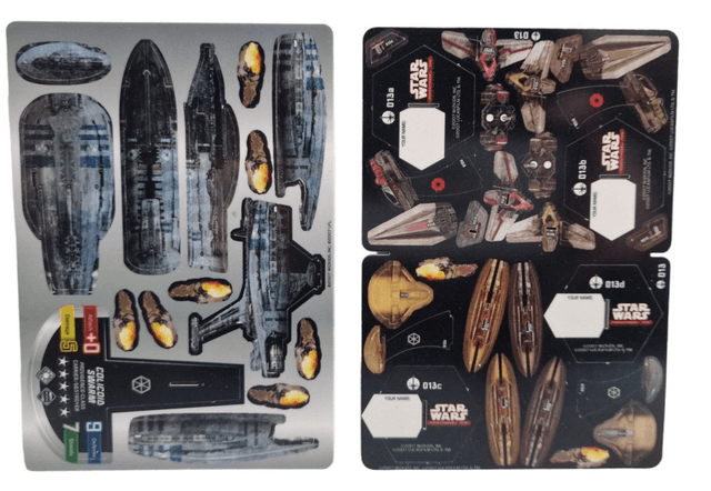 Star Wars Clone Wars Pocketmodel TCG sets