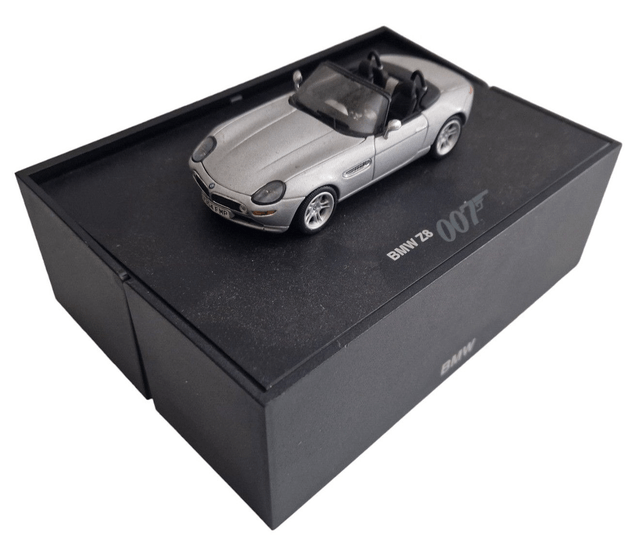 James Bond BMW Z3, BMW Z8, BMW 750iL 1/87 & BMW Z8 1/43 scale die cast models