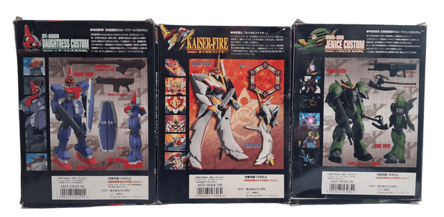 EVANGELION set of 6 model kits made by BAN DAI in 1996