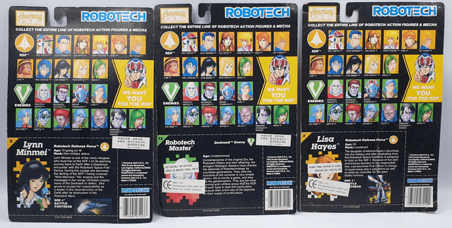 Robotech action figures
