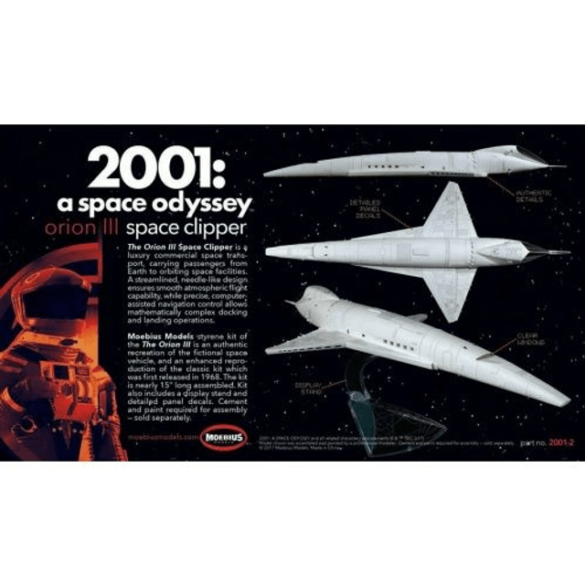 2001 Space Cliper Orion model kit