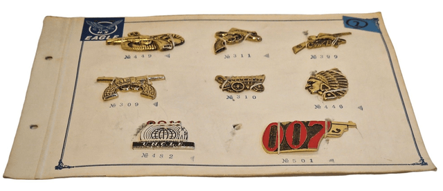 WIld West, James Bond, Man from U.N.C.L.E. children's belt buckle accessories