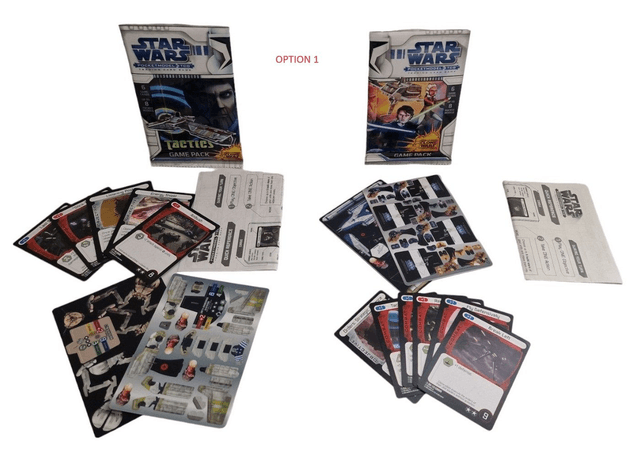 Star Wars Clone Wars Pocketmodel TCG sets