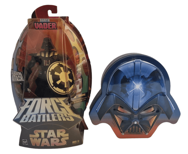 Darth Vader action figure, Tie Fighter, Key-rings, Game, Tin, Pin bundle 