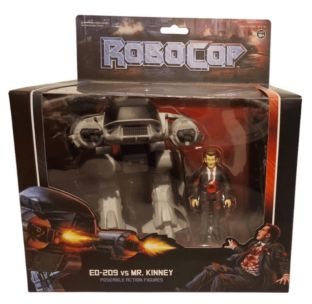 Robocop on Jetcyle, Robocop, ED-209 vs Mr Kinney model / figures bundle