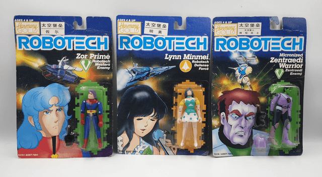 Robotech action figures inc. rare Robotech Master