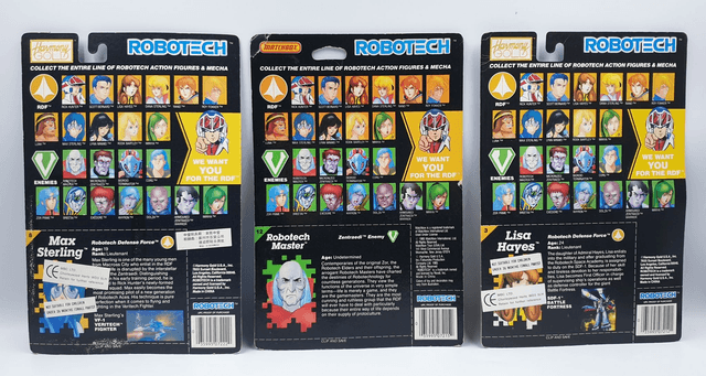 Robotech action figures inc. rare Robotech Master