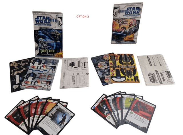 Star Wars Clone Wars Pocketmodel TCG sets