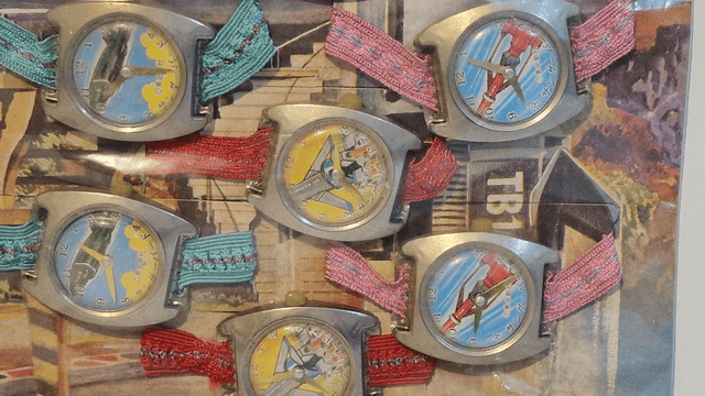 Thunderbirds vintage children's watches made in 1968