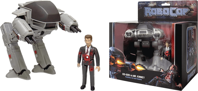 Robocop on Jetcyle, Robocop, ED-209 vs Mr Kinney model / figures bundle