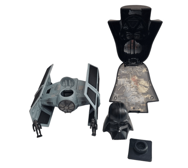 Darth Vader action figure, Tie Fighter, Key-rings, Game, Tin, Pin bundle 