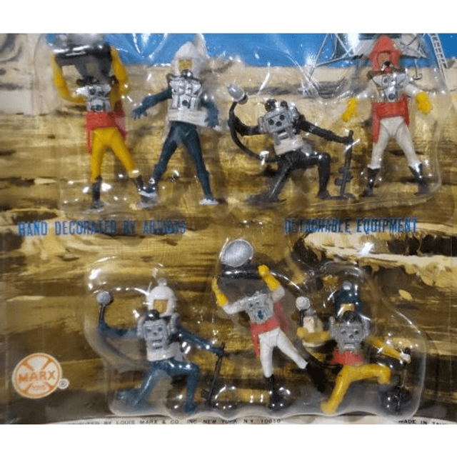 Apollo space station astronaut figure set made by MARX 