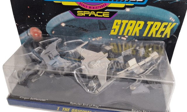 Star Trek TOS Collectible Card Game, Rulebook, 1 pack + MicroMachines set