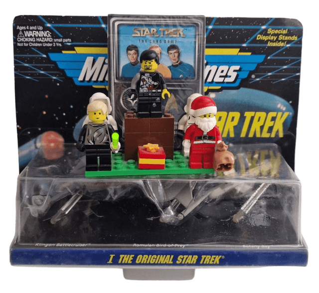 Star Trek TOS Collectible Card Game, Rulebook, 1 pack + MicroMachines set