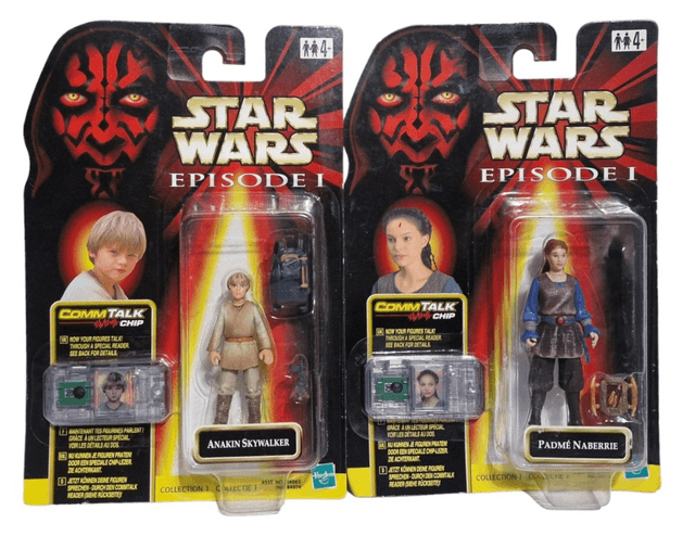 Obi-Wan, Qui-Gon, Anakin Skywalker, Padme, Darth Maul, Boss Nass, figure set